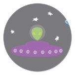 aliens and earth stickers