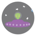 aliens and earth stickers