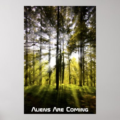 Aliens are coming posters by Mreco99