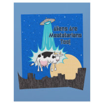 Aliens Are Meatatarians Too Customized Letterhead