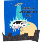 kids_basic_dark_tshirt - Aliens Are Meatatarians Too.  They love meat, beef / cows especially.  Thats why they are always abducting farm animals.  They crave juicy succulent meat.  And its better the cows than us I say.   MMMMMmmeat!: Sizes  Available colors: black