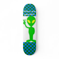 Aliens are peaceful skateboards