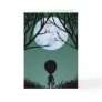 Aliens Art Cards Invitations Custom Halloween Card