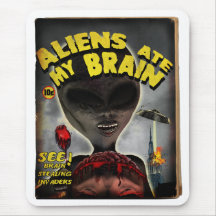 Aliens Ate My Brain Mousepad