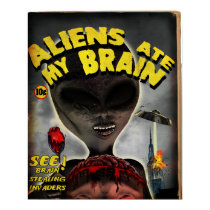 Aliens Ate My Brain Poster posters by MDKgraphics Aliens Ate My Brain Poster posters