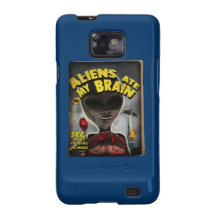 Aliens Ate My Brain Pulp Cover Style Case Samsung Galaxy S2 Covers
