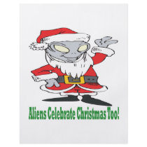 Aliens Celebrate Christmas Too Personalized Flyer