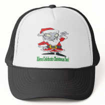 Aliens Celebrate Christmas Too Hat