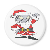 Aliens Celebrate Christmas Too Fridge Magnets