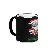 Aliens Celebrate Christmas Too Mug