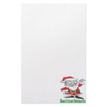 Aliens Celebrate Christmas Too Personalized Stationery