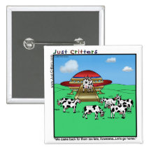 Aliens Cows Buttons