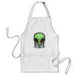 Aliens Face Of Terror Aprons