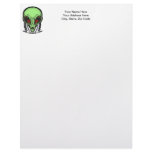 Aliens Face Of Terror Custom Letterhead