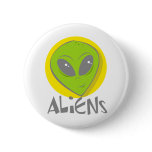 Aliens Head Pins