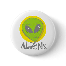 Aliens Head Pins