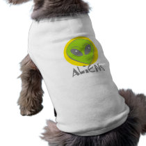 Aliens Head Doggie T-shirt