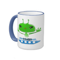 Aliens Huggs Gifts & Promotional Products T-shirts mugs