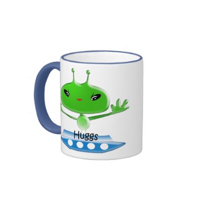 Aliens Huggs Gifts & Promotional Products T-shirts Mugs by samack