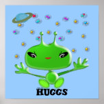 Aliens Huggs Print
