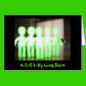 aLiEnS In My Living Room! cards by BitsOfWhimsy aLiEnS In My Living Room! cards