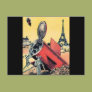 Aliens Invade Paris Post Card Aliens Invade Paris Post Card