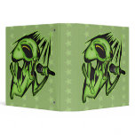 Aliens Invade The Karaoke Bar 3 Ring Binder