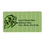 Aliens Invade The Karaoke Bar Personalized Shipping Label