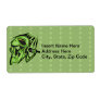 Aliens Invade The Karaoke Bar Personalized Shipping Label