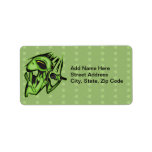 Aliens Invade The Karaoke Bar Address Label