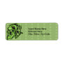 Aliens Invade The Karaoke Bar Return Address Label