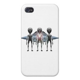 Aliens Landing iPhone 4/4S Case