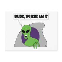 ALIENS lost Postcard