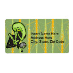 Aliens Love Brain Food Shipping Label