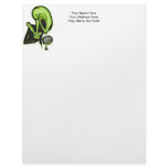 Aliens Love Brain Food Letterhead Template