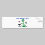 Aliens Party bumper stickers