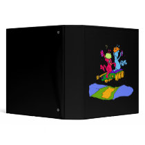 Aliens Partying Vinyl Binder