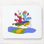 Aliens Partying Mouse Pad