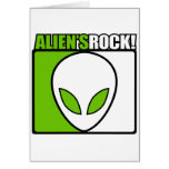 Aliens Rock! Card