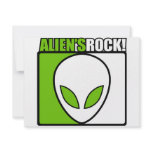 Aliens Rock! Custom Invite