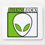 Aliens Rock! Mouse Pads