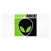 Aliens Rock! photo cards by designs_that_rock Aliens Rock! photo cards