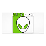 Aliens Rock! Photo Card Template