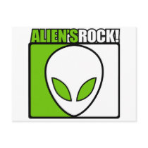 Aliens Rock! postcards by designs_that_rock Aliens Rock! postcards