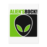 Aliens Rock! Post Card