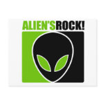 Aliens Rock! Post Card