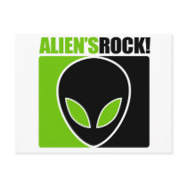 Aliens Rock! Post Card