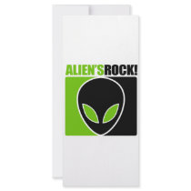 Aliens Rock! rack cards by designs_that_rock Aliens Rock! rack cards