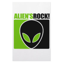 Aliens Rock! Custom Stationery