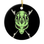 Aliens Rule Christmas Ornaments